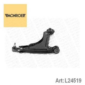 L24519 MONROE Рычаг подвески передний нижний правый OPEL ASTRA F (91-99), ASTRA F (98-05) (L24