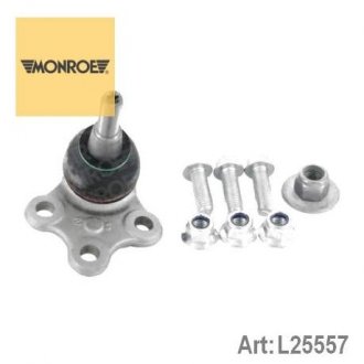 L25557 MONROE Опора шаровая передняя нижняя RENAULT LAGUNA Coupe (DT0/1) 08-15, LAGUNA III (BT