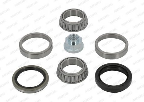 Комплект подшипников предназначенных для монтажа на ступицу, роликовые, с элементами монтажа. DE-WB-12059