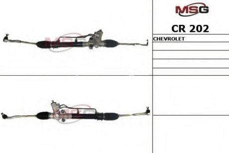 CR202 MSG Рульова рейка з ГУР Chevrolet Lacetti, Chevrolet Nubira, Daewoo Lacetti