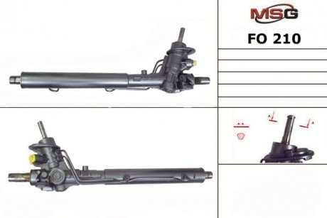 FO210 MSG Рульова рейка з ГПК FORD GALAXY (WGR) 95-00;SEAT ALHAMBRA (7V8, 7V9) 96-00