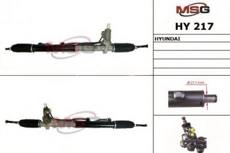 HY 217 MSG Рулевая рейка с Г/П Hyundai Santa Fe 2.2 CRDi 09-12