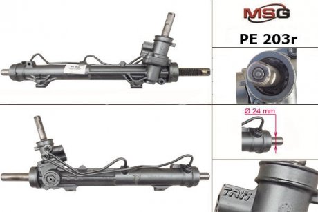 PE203R MSG Рулевая рейка из ГУР Peugeot 206, Peugeot 206+