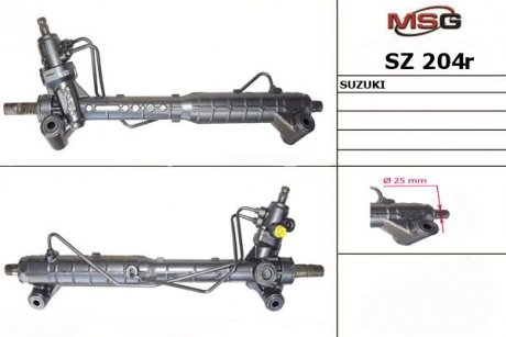 SZ204R MSG Рульова рейка з ГУР Suzuki Grand