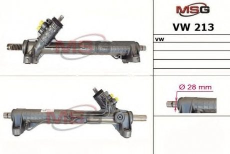 VW213 MSG Рульова рейка з ГУР Vw Transporter