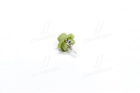 17047CP NARVA Лампа розжарювання BAX 1,3W 12V BX8,4d OLIVE GREEN (вир-во Narva)