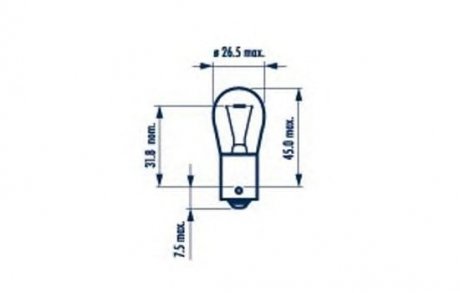 17644 NARVA P21W HD 24V 21W NARVA 10шт