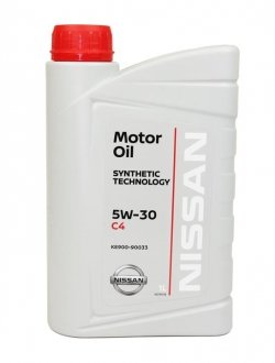 ke90090033 NISSAN Олива моторна Nissan Motor Oil DPF 5W-30, 1л.