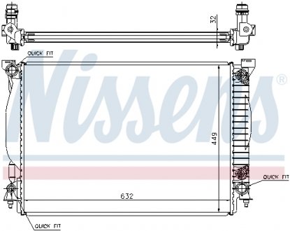 60307A NISSENS Радиатор