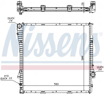 60788A NISSENS Радиатор