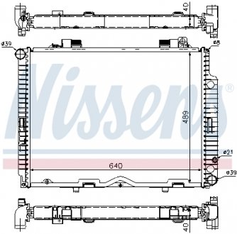 62611A NISSENS Радиатор