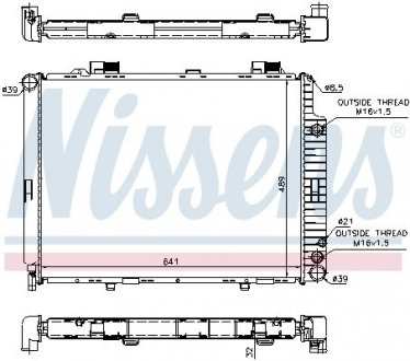 62691A NISSENS Радіатор охолоджування