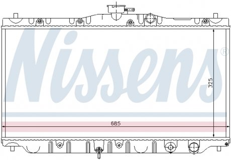 63304 NISSENS Радіатор охолоджування