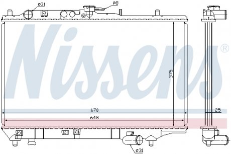 63390 NISSENS Радиатор