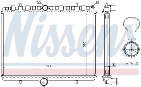 63621A NISSENS Радиатор