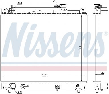 64159 NISSENS Радиатор