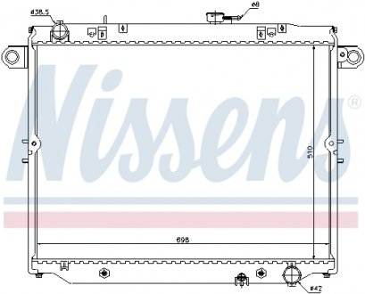 64882 NISSENS Радиатор