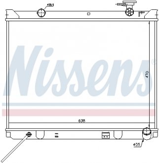 66766 NISSENS Радиатор системы охлаждения