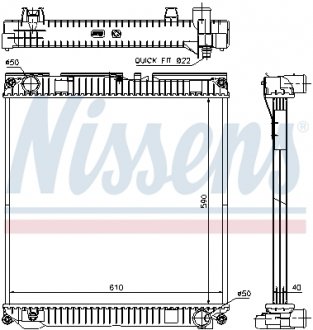 67224A NISSENS Радіатор