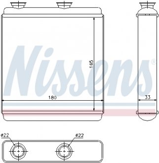 72663 NISSENS Радиаторы отопления