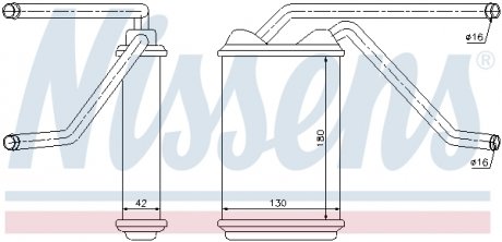 76511 NISSENS Радіатори опалення