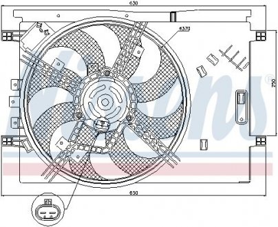 85564 NISSENS Вентилятор