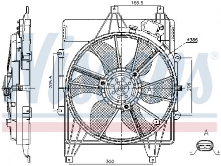 85882 NISSENS Вентилятор радіатора