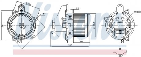 87501 NISSENS Вентилятор