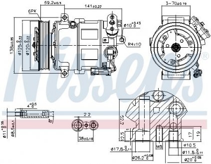 89497 NISSENS Компресор кондиціонера