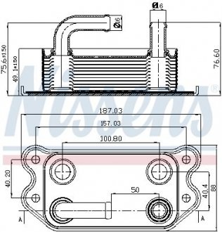 90714 NISSENS Радиатор масляный