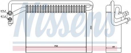 92177 NISSENS Испаритель