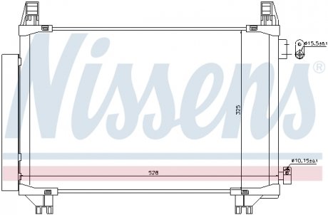 940270 NISSENS Конденсер кондиционера