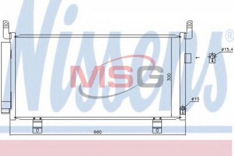 940437 NISSENS Радиатор кондиционера