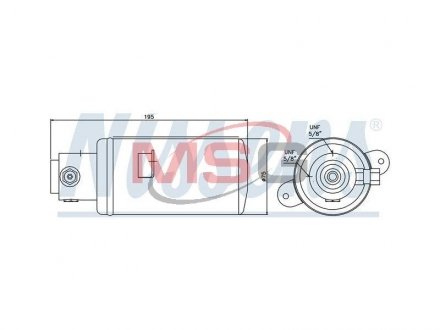 95076 NISSENS Осушитель кондиционера