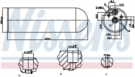 95231 NISSENS Осушувач кондиціонера