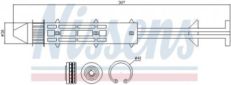 95319 NISSENS Осушитель кондиционера