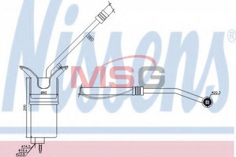 95330 NISSENS Осушитель кондиционера