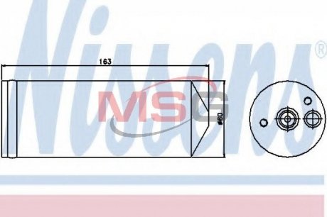 95362 NISSENS Осушитель кондиционера