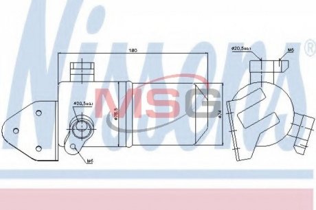 95433 NISSENS Осушитель кондиционера