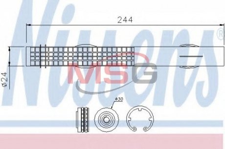 95457 NISSENS Осушитель кондиционера