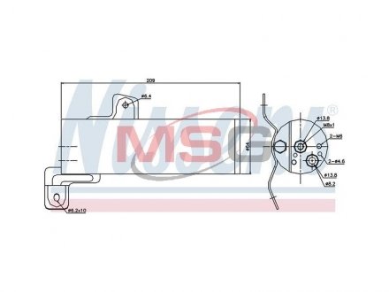 95497 NISSENS Осушитель кондиционера