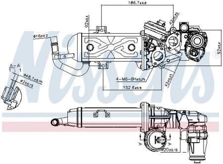 98178 NISSENS Клапан рециркуляции ВГ (EGR)