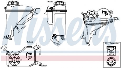 996268 NISSENS Бачок расширительный