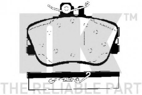 223321 NK Колодки тормозные Mercedes 202 2.0-2.5 93-.