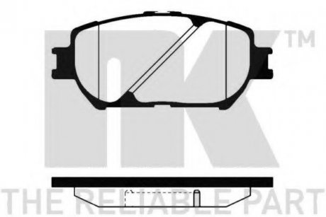 224568 NK Гальмівні колодки дискові перед. Toyota Camry (V30) 2.0-3.0 V6 01-