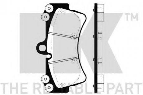 224772 NK Тормозные колодки дисковые перед. Audi Q7 06-/Porsche Cayenne/VW Touareg 04-