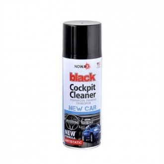 NX00205 NOWAX Поліроль панелі приладів NOWAX BLACK Cockpit Cleaner 200ml, нова машина