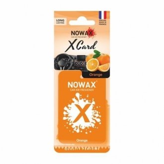 NX07535 NOWAX NOWAX Ароматизатор NOWAX серія _X CARD_ - Orange