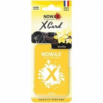 NX07536 NOWAX NOWAX Ароматизатор NOWAX серія _X CARD_ - Vanilla