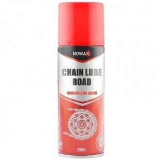 NX20800 NOWAX NOWAX Змазка для ланцюгів,Chain Lube Road,200ml. (24шт.)